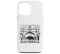 Carcasa para iPhone 13 Pro MAX Guatemala Antigua Santa Catalina Arch and Agua Volcano