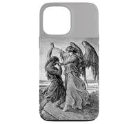 Carcasa para iPhone 13 Pro MAX Gustave Dore Jacob luchando con el ángel 1855