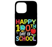 Carcasa para iPhone 13 Pro MAX Happy 100th Day of Kindergarten Teacher Boys Girls 100 Days