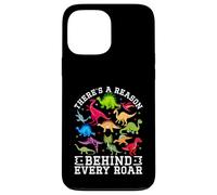 Carcasa para iPhone 13 Pro MAX Hay una razón detrás de Cada Rugido Lindo Dinosaurio SPED Autismo