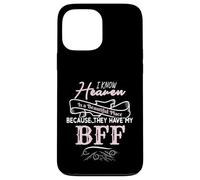 Carcasa para iPhone 13 Pro MAX Heaven Is Beautiful My BFF Memorial Dolor Pérdida
