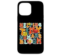 Carcasa para iPhone 13 Pro MAX Helping Tiny Humans Bloom Retro Colorful Teacher Design