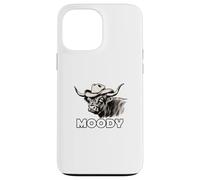 Carcasa para iPhone 13 Pro MAX Highland Cow Lover Moody Western Cattle Rancher