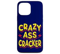 Carcasa para iPhone 13 Pro MAX Hillbilly Crazy Ass Cracker Cita Divertida Sureño de EE. UU