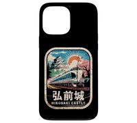 Carcasa para iPhone 13 Pro MAX Hirosaki Castle Japón Retro Tren Vintage Kanji Souvenir