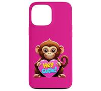 Carcasa para iPhone 13 Pro MAX Hola Cutie. Animal Gracioso, Saludo