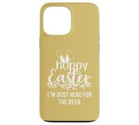 Carcasa para iPhone 13 Pro MAX Hoppy Easter Hour Some Bunny Needs Beer Here for The Hops