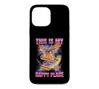 Carcasa para iPhone 13 Pro MAX Hot Dog Meme Cat My Happy Place Bootleg Glizzy Hot Dog