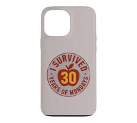 Carcasa para iPhone 13 Pro MAX Humor de Maestros Jubilados: sobreviví 30 años de Lunes