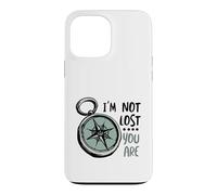 Carcasa para iPhone 13 Pro MAX Humor de Senderismo Gracioso No Estoy perdido Eres