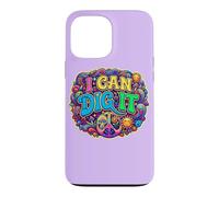 Carcasa para iPhone 13 Pro MAX I Can Dig It Hippie 60s Diciendo