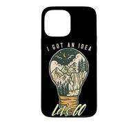 Carcasa para iPhone 13 Pro MAX I Got An Idea Let's Go Outside Vintage Hiking Outdoors Lover