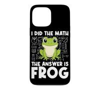 Carcasa para iPhone 13 Pro MAX I Hice The Math La Respuesta es Frog Math Teacher Math Club