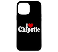 Carcasa para iPhone 13 Pro MAX I Love Heart Chipotle Humo Pimienta JAPALAPENO Chili