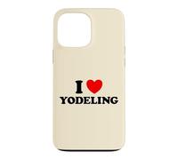 Carcasa para iPhone 13 Pro MAX I Love Yodeling Funny Yodel Song Alpes Swiss Cow Canta Música