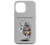 Carcasa para iPhone 13 Pro MAX I Used to Remember Things... Funny PC Inept Cat Retro