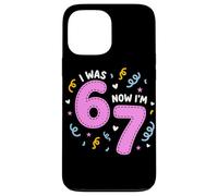 Carcasa para iPhone 13 Pro MAX I Was 6 Now I'm 7 Funny 7th Birthday Girl Party