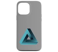 Carcasa para iPhone 13 Pro MAX ilusión triángulo pirámide ilusión óptica Game Nerd Geek