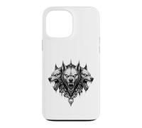 Carcasa para iPhone 13 Pro MAX Ilustración de Cerberus Hellhound Dark Fantasy Underworld Beast