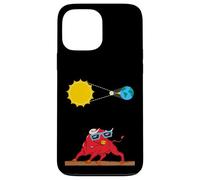 Carcasa para iPhone 13 Pro MAX Ilustración de eclipses solares de España Graciosos toros españoles