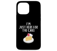 Carcasa para iPhone 13 Pro MAX I'm Just Here For The Cake Funny Wedding Party Costume Cakes