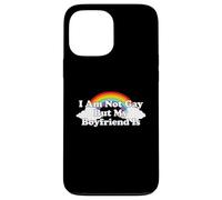 Carcasa para iPhone 13 Pro MAX I'm Not Gay But My Boyfriend Is