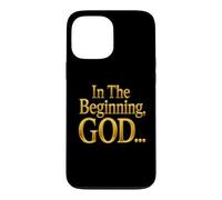 Carcasa para iPhone 13 Pro MAX In The Beginning God... Genesis 1:1 Christian Bible Verse