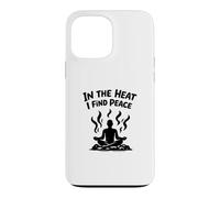 Carcasa para iPhone 13 Pro MAX In The Heat I Find Peace Sauna de Barril Loyly Steam Sweat