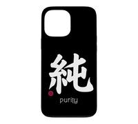 Carcasa para iPhone 13 Pro MAX Inocencia/Pura Kanji Letra Japonesa símbolo japonés estética