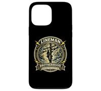Carcasa para iPhone 13 Pro MAX Insignia de Lineman Brotherhood Keeping The Lights On
