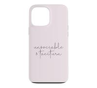 Carcasa para iPhone 13 Pro MAX INSOCIABLE Y TACITURNA Jane Austen Orgullo & Prejuicio Meme