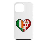 Carcasa para iPhone 13 Pro MAX Irlanda Norte e Irlanda Amistad Corazón Gráfico