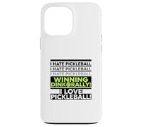 Carcasa para iPhone 13 Pro MAX Irónico Jugador de Pickleball Aficionado a Beber un Tiro