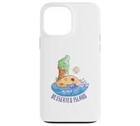 Carcasa para iPhone 13 Pro MAX Isla Desierta Postre Divertido en la Playa Helado