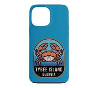 Carcasa para iPhone 13 Pro MAX Isla Tybee Georgia Crab Coastal Beach Travel