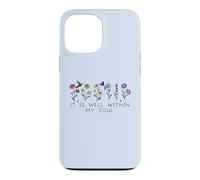Carcasa para iPhone 13 Pro MAX It Is Well with My Soul Women Christian Themed Bible Verse