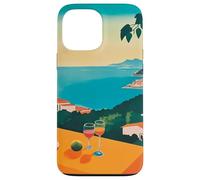 Carcasa para iPhone 13 Pro MAX Italian Village Cocktail by The Sea Amalfi Summer Art