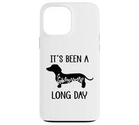 Carcasa para iPhone 13 Pro MAX Its Been a Long Day Dachshund Funny Doxie Mom Dachshund Mama