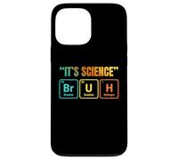 Carcasa para iPhone 13 Pro MAX It's Science Bruh Periodic Table of Elements Funny Meme