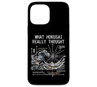 Carcasa para iPhone 13 Pro MAX Japón Gran Ola Física Hokusai Agua Movimiento Matemáticas Ciencia
