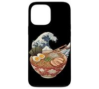 Carcasa para iPhone 13 Pro MAX Japonés Ramen Bowl Ocean Kanagawa Wave Anime Food Noodle