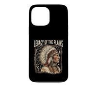 Carcasa para iPhone 13 Pro MAX Jefe Guerrero Nativo Americano del Legado de Las llanuras