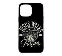Carcasa para iPhone 13 Pro MAX Jesús Camina Conmigo para Siempre fe Cristiana Matt 28:6