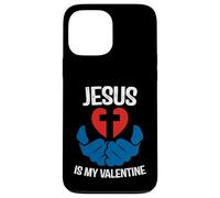 Carcasa para iPhone 13 Pro MAX Jesus is My Valentine Funny Valentines Loves Christ Love Day