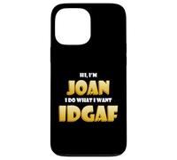 Carcasa para iPhone 13 Pro MAX Joan Joke Idgaf Meme Funny Halloween Girl Costume For Joan