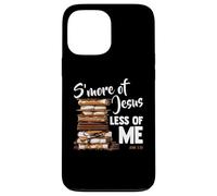 Carcasa para iPhone 13 Pro MAX Juan 3:30 S'More Jesus Less of Me Christian Camping Camper