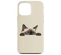 Carcasa para iPhone 13 Pro MAX Judging You Silently Ragdoll Ojos Azules Asoma