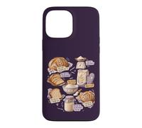 Carcasa para iPhone 13 Pro MAX Juegos de Palabras para Hornear Pan de Masa Madre para panaderos y Amantes del Pan