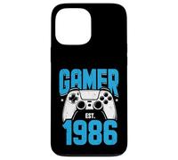 Carcasa para iPhone 13 Pro MAX Jugador Estimado 1986 40 Cumpleaños Video Gaming Hombre Mujer