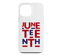 Carcasa para iPhone 13 Pro MAX Juneteenth Is My Independence Day 1865 4 de Julio 4 Bandera de Estados Unidos